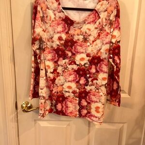 New soft surroundings 3/4 length sleeve tunic. S